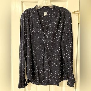 Woman’s Gap Navy Polka Dot Tunic Shirt